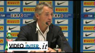 VIDEO - Mancini post: complimento e reprimenda 