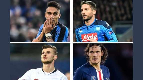 Da Mertens a Lautaro, passando per Aubameyang, Werner e Cavani: tutti alla balera
