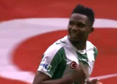 VIDEO - Implacabile Eto'o: gol con "furbata" e tocco sotto, doppietta nel 5-0 del Konyaspor