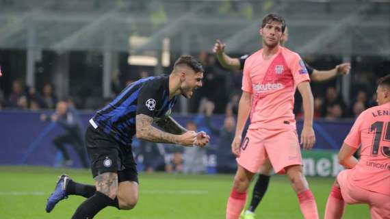Finale di fuoco: Malcom gela San Siro, Icardi lo galvanizza. Inter, pari d'oro contro il Barça