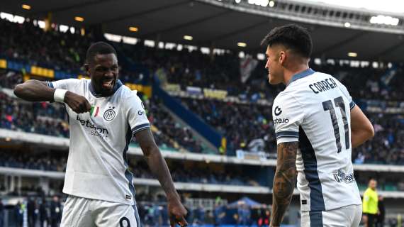 VIDEO - Dal gol di Correa alla doppietta di Thuram, show e manita dell'Inter a Verona: gli highlights del match