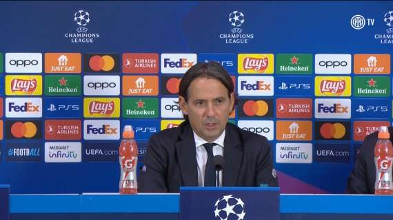 Inzaghi in conferenza: "Si è rivista l'Inter delle grandi notti di Champions. Thuram? I medici sono tranquilli"