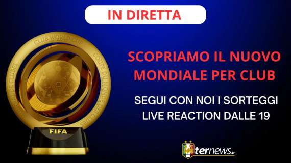 LIVE REACTION MONDIALE PER CLUB 2025, in DIRETTA i SORTEGGI: le 3 avversarie dell'INTER