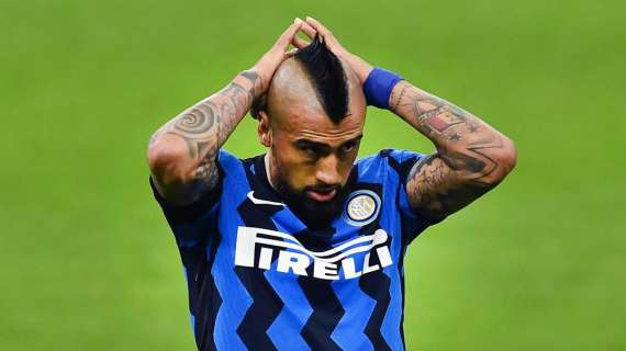 Inter, risonanza magnetica per Vidal: risentimento muscolare ai flessori della coscia destra. La nota del club 