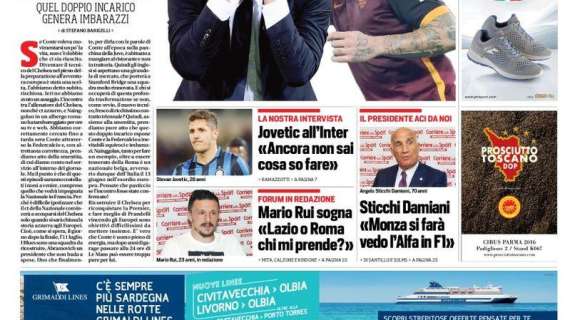 Prima pagina CdS - Jovetic: "Inter, ancora non sai cosa so fare"