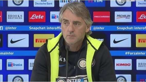 Vigilia Inter-Napoli, Mancini in conferenza alle 15