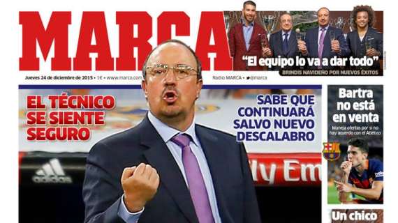 Marca - Benitez tranquillo. E il Real non pensa a Mou