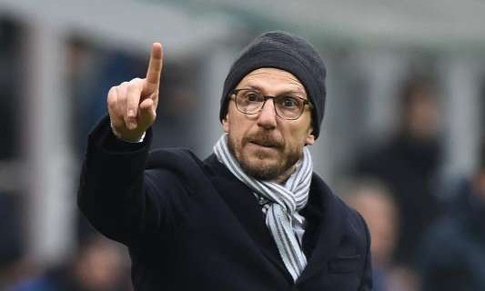 Di Francesco: "Ieri l'Inter mi ha impressionato"