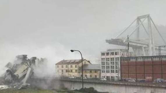 Dramma a Genova, crolla il ponte Morandi: la solidarietà dell'Inter