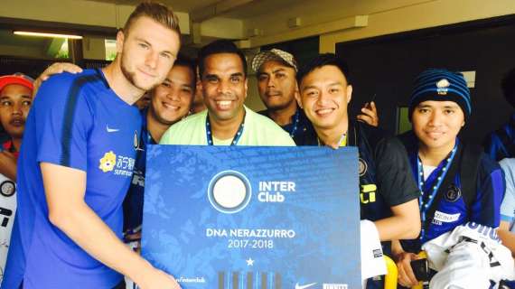 I tifosi di Singapore e Hong Kong incontrano l'Inter