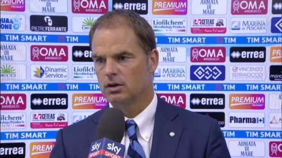 De Boer alla Rai: "In campo dopo 45', non so perché"