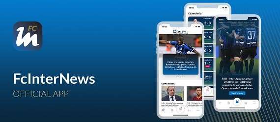 E' arrivata la nuova app di FcInterNews: notizie, contenuti multimediali e risultati sempre con te