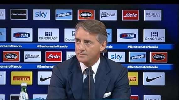 Mancini in conferenza: "Un'Inter più offensiva è possibile. Sulle assenze..."