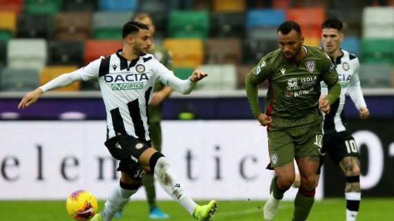 L'Udinese torna alla vittoria: Cagliari sconfitto 2-1, per i sardi secondo k.o. in fila