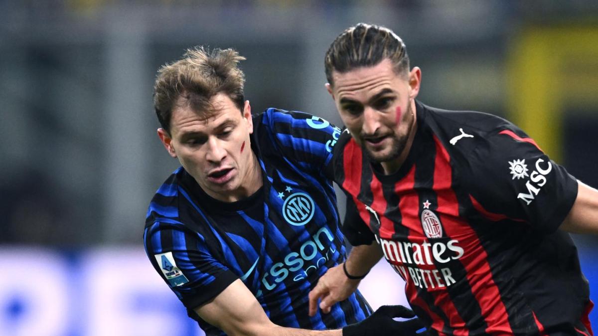 GdS - Il derby passa anche dall'uno contro uno tra Rabiot e Barella: tra i due sarà duello di politica calcistica 