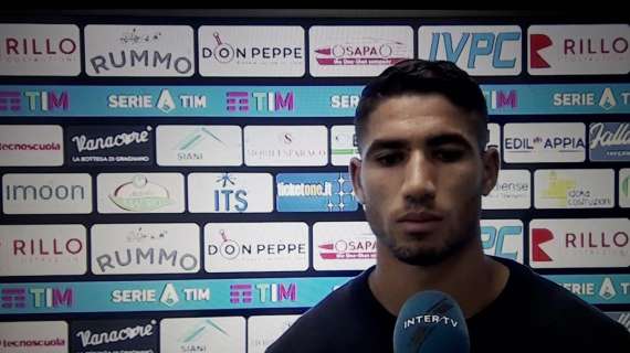 Hakimi a InterTV: "Molto contento per il gol ma soprattutto per la vittoria di squadra"