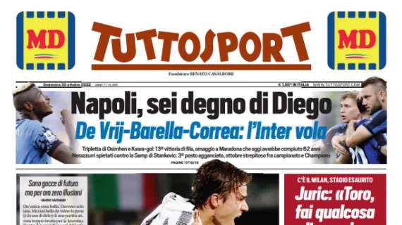 Prima TS - De Vrij-Barella-Correa: l’Inter vola. Nerazzurri spietati contro la Samp di Stankovic