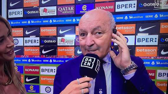 Marotta: "Abbiamo tutto da perdere essendo i favoriti. Il mio 18esimo derby all'Inter uno stimolo ulteriore"