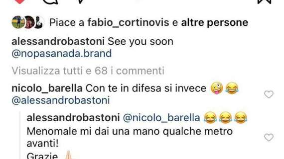 Bastoni apre le porte al brand 'No pasa nada', Barella interviene a gamba tesa: "Con te in difesa sì invece"