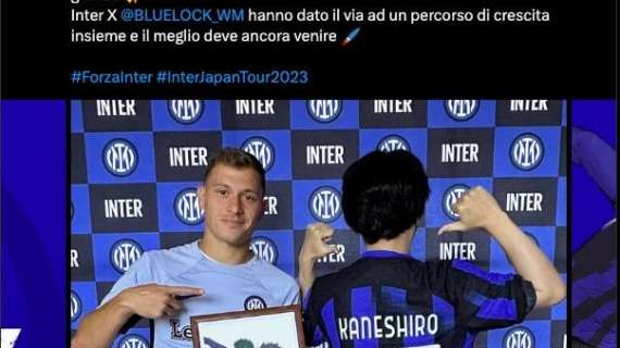 L'Inter incontra il manga X Blue Lock: "Calcio e cultura si uniscono per creare qualcosa di grande"