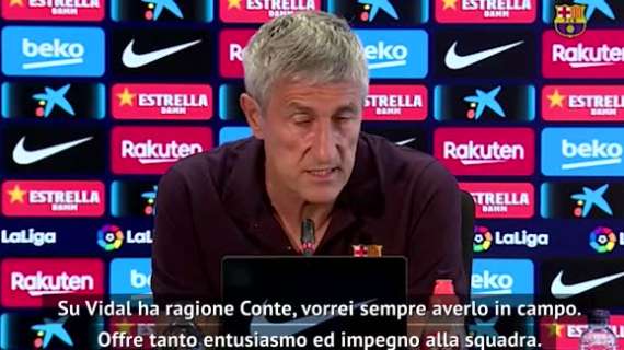 VIDEO - Quique Setien: "Su Vidal ha ragione Conte"
