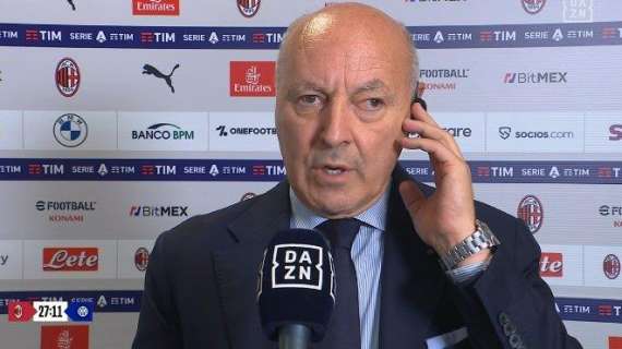 Marotta: "Derby match importante che non guarda la classifica. Skriniar? La società è stata irremovibile"