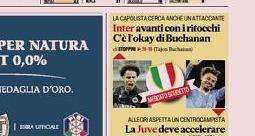 Prima GdS - Inter avanti con i ritocchi. C'è l'okay di Buchanan. La capolista cerca anche un attaccante