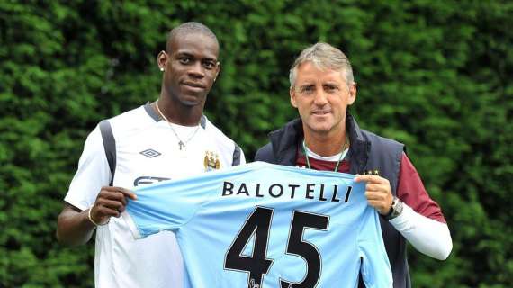 Mancini su Balotelli: "In campo solo se merita"