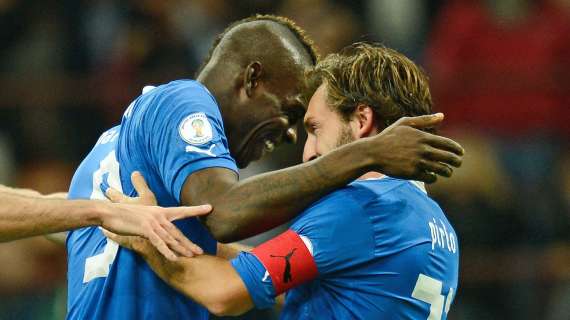 Balotelli-show, Italia ok a S. Siro. Out Ranocchia