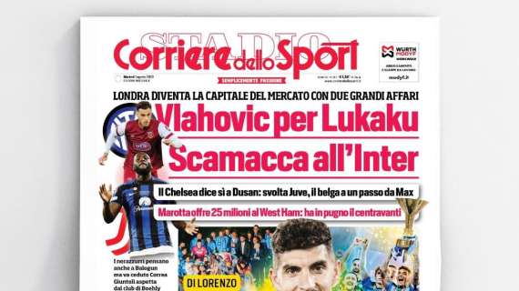 Prima CdS - Scamacca all'Inter: Marotta ha in pugno il centravanti