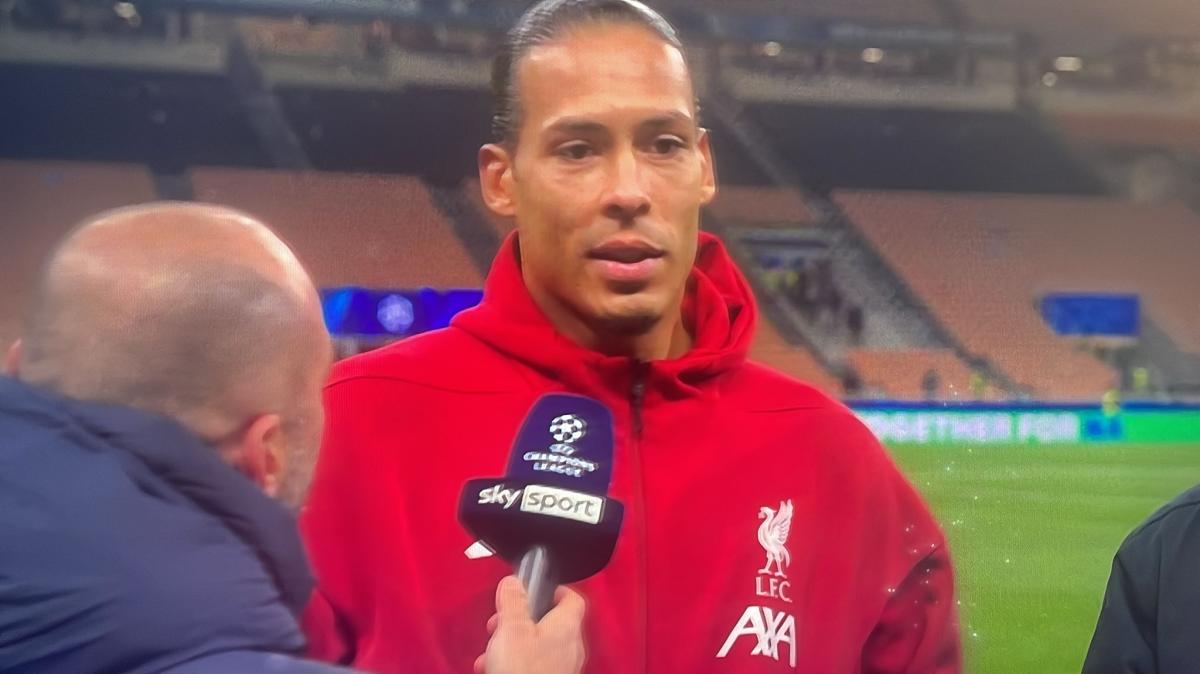 Liverpool, Van Dijk a Sky: "Importante vincere a Milano. Il rigore? Forse una compensazione del nostro gol annullato"