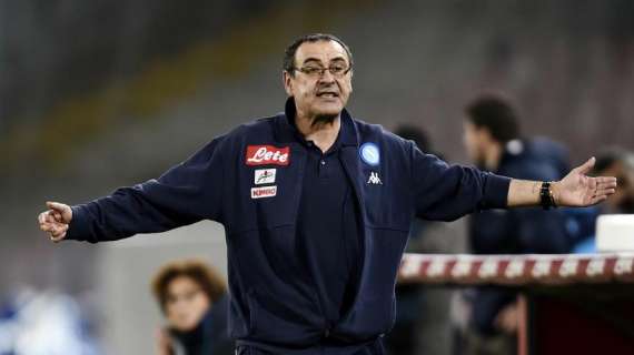 Sarri torna su Inter-Napoli: "Avevamo l'amaro in bocca a fine gara, a riprova del nostro buon lavoro"