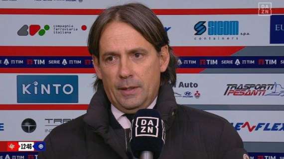 Inzaghi: "Brozovic dovrebbe tornare a lavorare sul campo a breve. Lukaku oggi ci darà una mano a gara in corso"