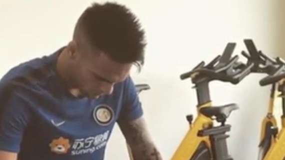 Lautaro corre verso il recupero: "Lavoro per tornare presto"