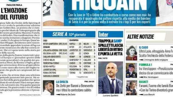 Prima TS - Inter, trappola Samp: Spalletti punta la vetta