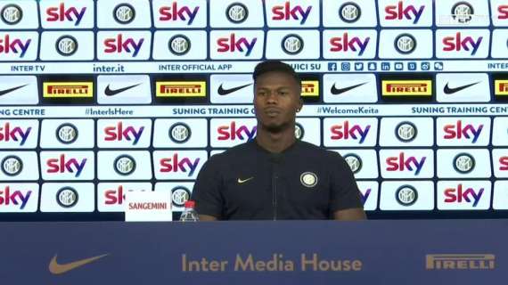 Keita: "Scelta facile quando chiama l'Inter. Sono qui per giocare"