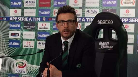 Di Francesco in conferenza: "In settimana ho parlato poco dell'Inter ai miei, motivati più di loro. Il futuro..."