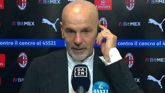 Milan, Pioli a DAZN: "Bicchiere mezzo pieno, l'Inter è la più forte"