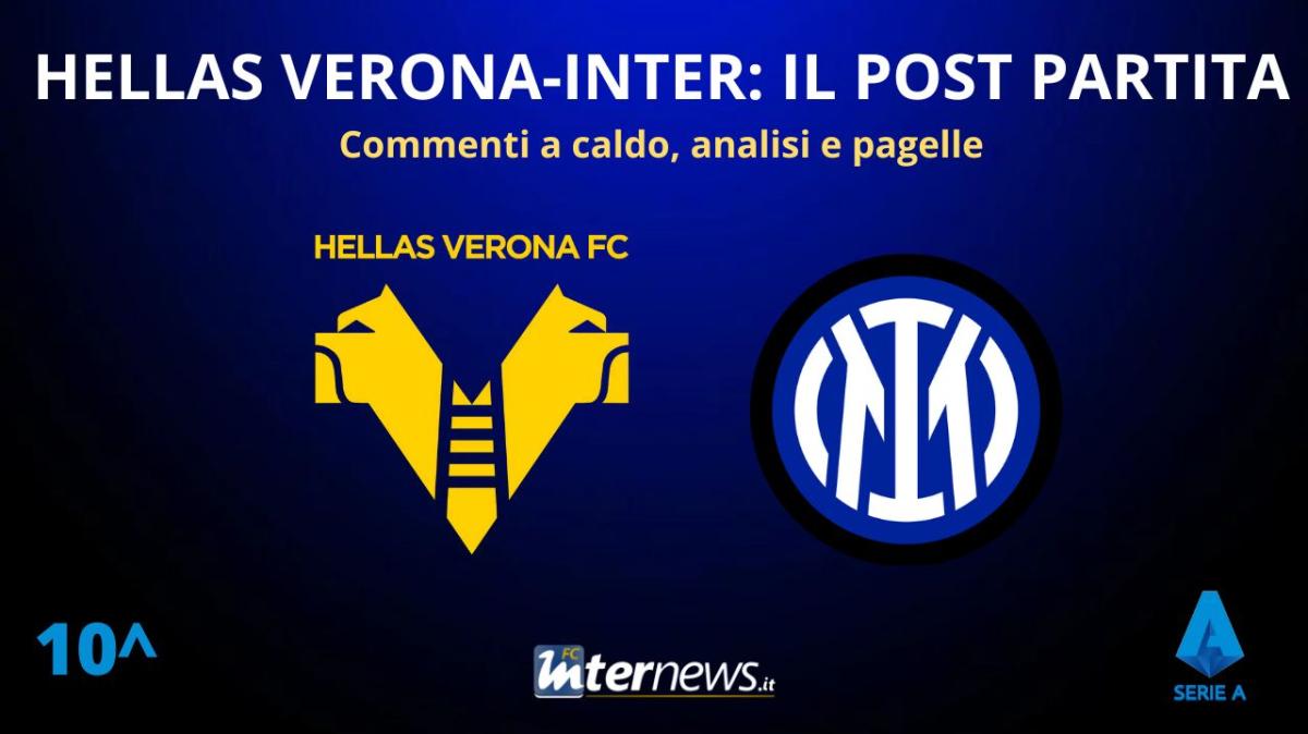 Rivivi la diretta! Il POST PARTITA di HELLAS VERONA-INTER: ANALISI, COMMENTI e PAGELLE