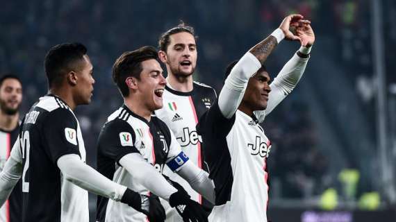 Coppa Italia - Juve in scioltezza con l'Udinese (4-0): ora la vincente di Parma-Roma