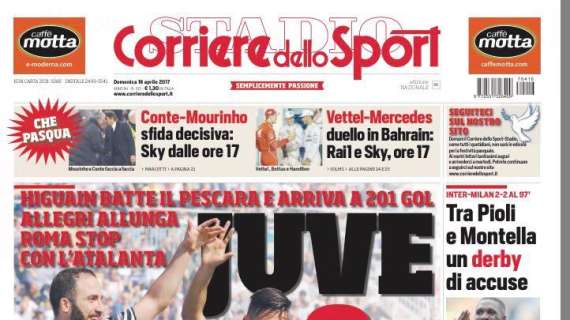 Prima pagina CdS - Pioli: "Montella parla troppo"