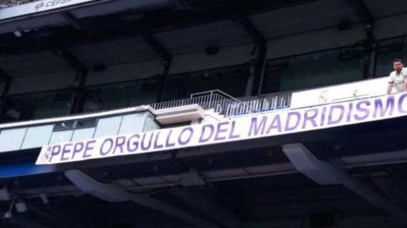 Bernabeu, omaggio a Pepe: "Orgoglio del madridismo"