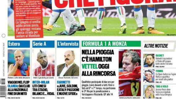 Prima Pagina TS - Inter-Milan, liti cinesi tra stadio, bilanci e... Vidal