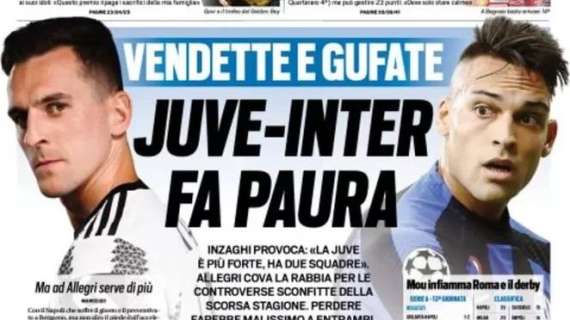 Prima pagina TS - Vendette e gufate, Juve-Inter fa paura