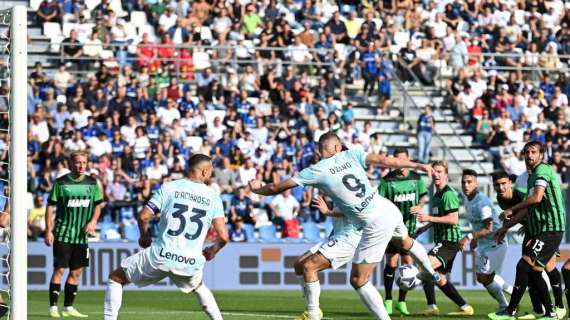 Ascolti nona giornata di Serie A su DAZN: quasi 830mila per Sassuolo-Inter