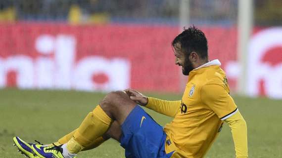 Vucinic, ginocchio ko: out diverse settimane