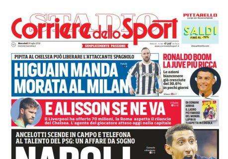 Prima CdS - Napoli, Ancelotti scende in campo e telefona a Di Maria