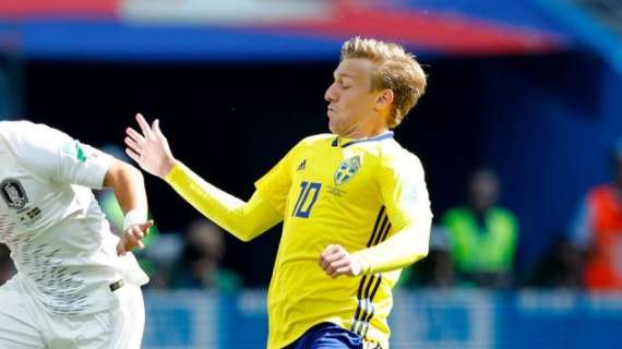 Svezia, basta un gol di Forsberg per volare ai quarti: Svizzera ko 1-0