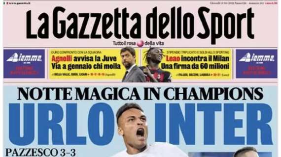 Prima GdS - Urlo Inter, notte magica in Champions 