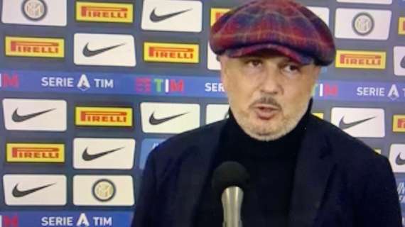 Mihajlovic in conferenza: "Le partite le vinci con l'atteggiamento giusto, non con i moduli. Noi male ma l'Inter non ha fatto chissà che"